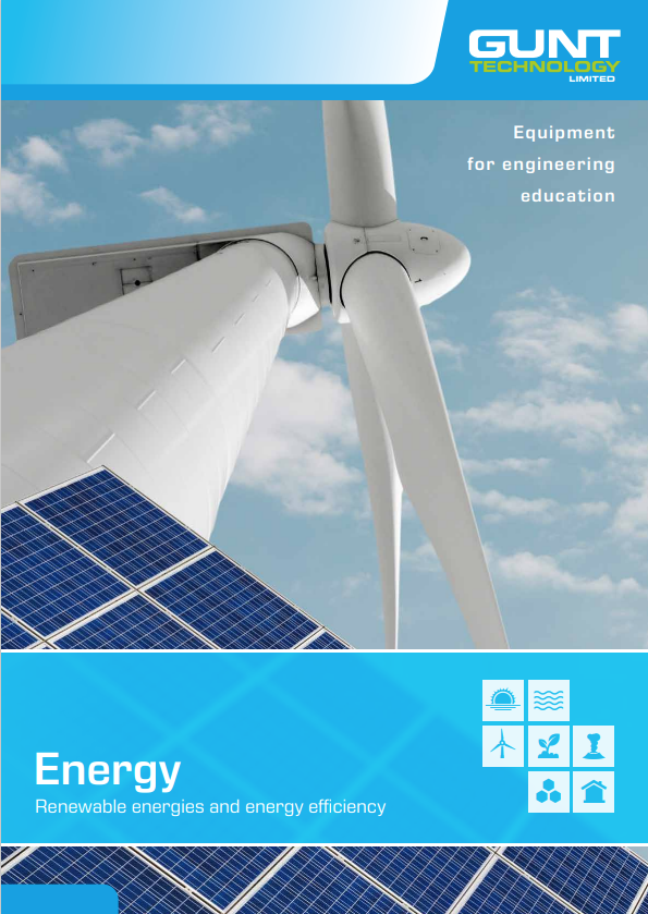 Renewable Energies And Energy Efficiency – Gunt Technology